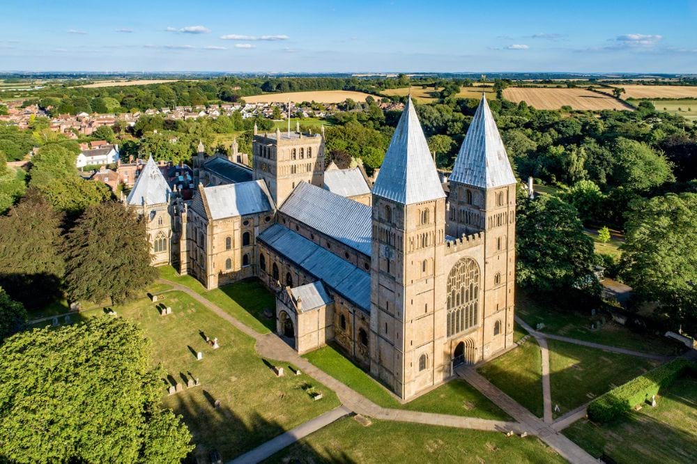 Southwell Minster in Nottingham showcasing beautiful architectural l design